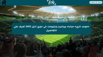 «موعد ناري» مباراة بيراميدز وبتروجت في دوري نايل 2025 تعرف على التفاصيل
